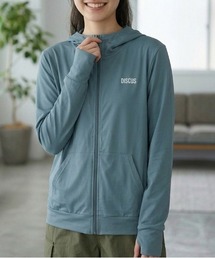 【DISCUS ATHLETIC/ディスカス アスレチック】水陸両用 UV接触冷感フルZIPパーカー(塩素対応/DRY/ストレッチ)