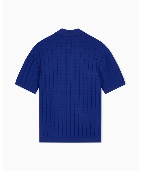 ARMANI EXCHANGE(アルマーニエクスチェンジ)の「【A|X アルマーニ エクスチェンジ】ジオメトリックパターン 半袖ニットポロシャツ(ポロシャツ・メンズ・ブラック/ブルー・X-SMALL/X-LARGE/SMALL/LARGE/MEDIUM)」の11枚目の写真