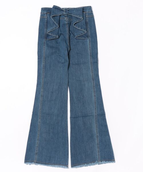 ViViDAY(ビビデー)の「バック立体リボン フレアデニムパンツ(デニムパンツ・レディース・ブルー・L/M/S)」の14枚目の写真