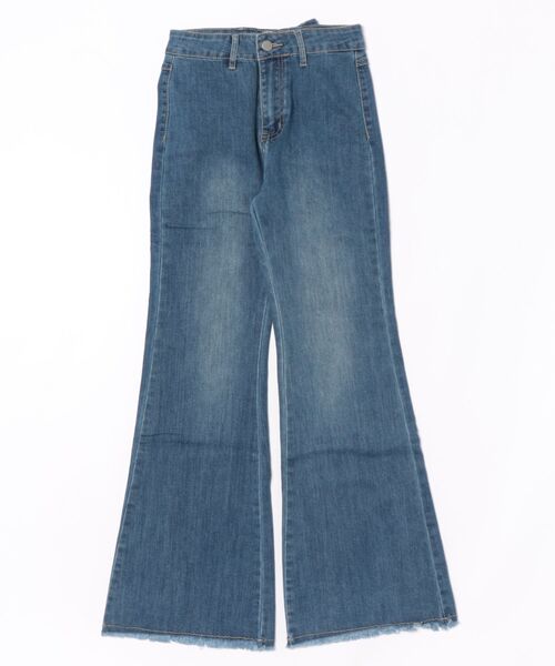 ViViDAY(ビビデー)の「バック立体リボン フレアデニムパンツ(デニムパンツ・レディース・ブルー・L/M/S)」の13枚目の写真