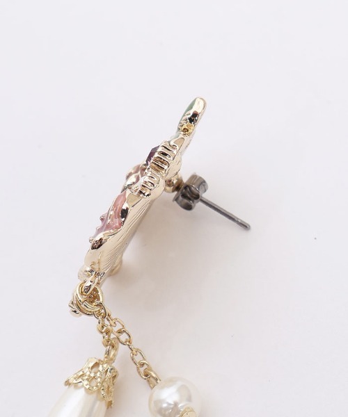axes femme（アクシーズファム）の「グラデローズＥＲ＆ピアス（ピアス（両耳用）・レディース・シルバー/ゴールド・FREE）」の8枚目の写真