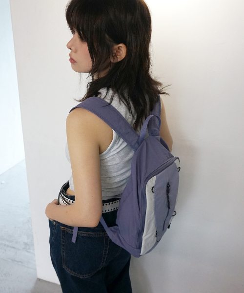 Salad bowls（サラダボール）の「503 LIP LIGHT BACKPACK[PURPLE]（バックパック/リュック・レディース・Purple・FREE）」の2枚目の写真