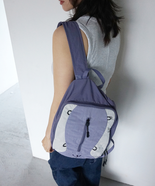 Salad bowls（サラダボール）の「503 LIP LIGHT BACKPACK[PURPLE]（バックパック/リュック・レディース・Purple・FREE）」の4枚目の写真