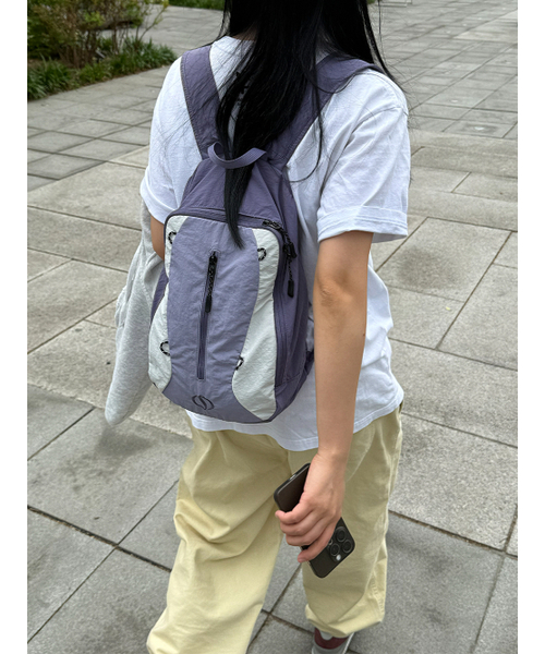 Salad bowls（サラダボール）の「503 LIP LIGHT BACKPACK[PURPLE]（バックパック/リュック・レディース・Purple・FREE）」の7枚目の写真