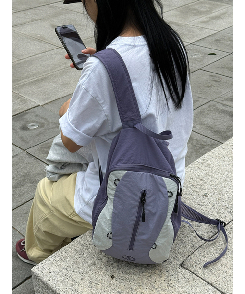 Salad bowls（サラダボール）の「503 LIP LIGHT BACKPACK[PURPLE]（バックパック/リュック・レディース・Purple・FREE）」の9枚目の写真