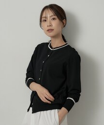 【アンサンブル可能/秋羽織り】コンパクトニットカーディガン