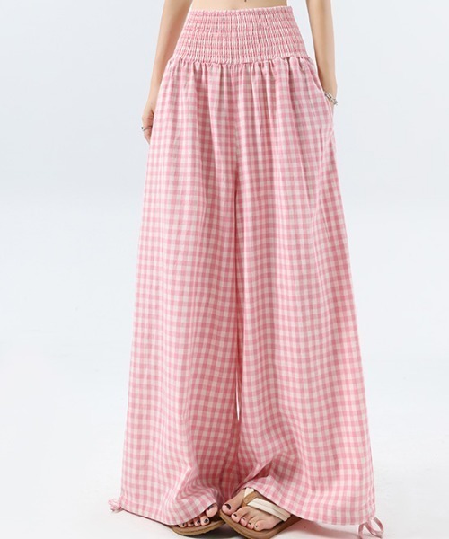AMAJI(アマジ)の「シャーリング ウエストゴム バルーンパンツ(その他パンツ・レディース・ブラック/ライトピンク・SMALL/MEDIUM/LARGE/X-LARGE)」の6枚目の写真