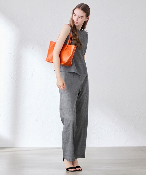 MACKINTOSH LONDON(マッキントッシュ ロンドン)の「リンクルコットンブラウス(シャツ/ブラウス・レディース・チャコールグレー/ブラック・38)」の4枚目の写真