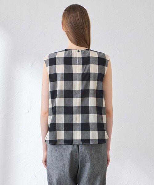 MACKINTOSH LONDON(マッキントッシュ ロンドン)の「リンクルコットンブラウス(シャツ/ブラウス・レディース・チャコールグレー/ブラック・38)」の9枚目の写真