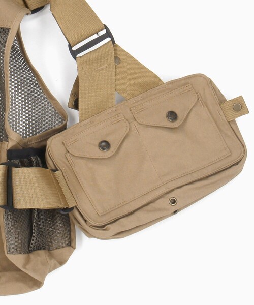 FILSON(フィルソン)の「FILSON/フィルソン Mesh Fishing Strap Vest/メッシュ フィッシング ストラップ ベスト(ベスト・メンズ・ブラウン・フリ-)」の8枚目の写真