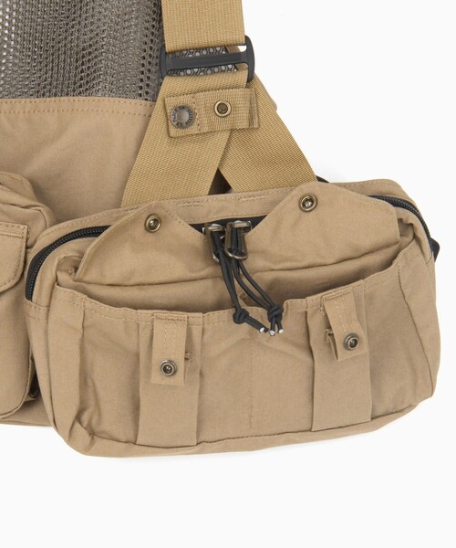 FILSON(フィルソン)の「FILSON/フィルソン Mesh Fishing Strap Vest/メッシュ フィッシング ストラップ ベスト(ベスト・メンズ・ブラウン・フリ-)」の9枚目の写真