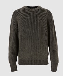 BATONER（バトナー）の「BATONER W-NAME WOOL CREW NECK KNIT（ニット/セーター）」