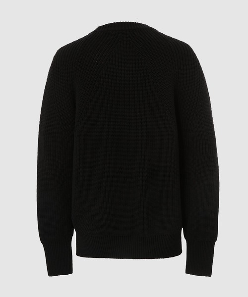 COMME des GARCONS HOMME（コム デ ギャルソン・オム）の「BATONER W-NAME WOOL CREW NECK KNIT（ニット/セーター・メンズ・ブラック/ネイビー・S/M/L/XL）」の3枚目の写真