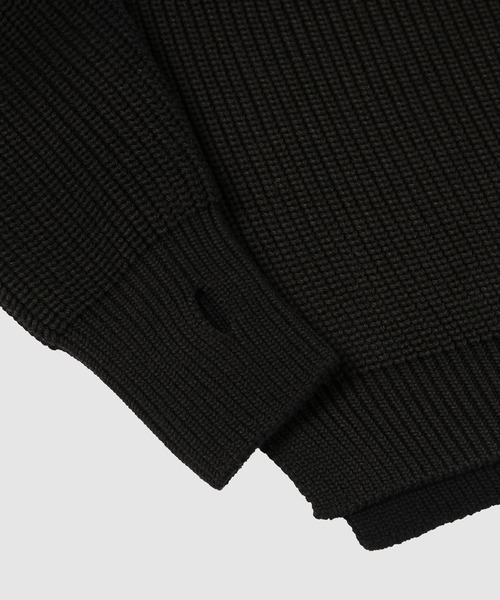 COMME des GARCONS HOMME（コム デ ギャルソン・オム）の「BATONER W-NAME WOOL CREW NECK KNIT（ニット/セーター・メンズ・ブラック/ネイビー・S/M/L/XL）」の5枚目の写真
