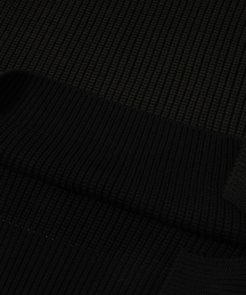 COMME des GARCONS HOMME（コム デ ギャルソン・オム）の「BATONER W-NAME WOOL CREW NECK KNIT（ニット/セーター・メンズ・ブラック/ネイビー・S/M/L/XL）」の7枚目の写真