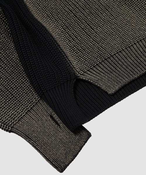 COMME des GARCONS HOMME（コム デ ギャルソン・オム）の「BATONER W-NAME WOOL CREW NECK KNIT（ニット/セーター・メンズ・ブラック/ネイビー・S/M/L/XL）」の13枚目の写真