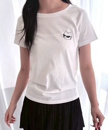 【多種】アニマル リボン ストリートロゴ Y2K プリント半袖Tシャツ