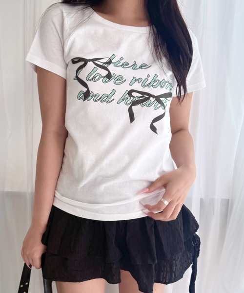 etta（エタ）の「【多種】アニマル　リボン　ストリートロゴ　Y2K プリント半袖Tシャツ（Tシャツ/カットソー・レディース・その他5/その他1/その他6/その他2/その他4/その他3/その他8/その他11/その他7/その他10/その他16/その他9/その他12・WM）」の7枚目の写真