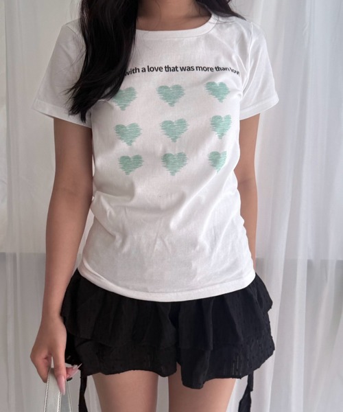 etta（エタ）の「【多種】アニマル　リボン　ストリートロゴ　Y2K プリント半袖Tシャツ（Tシャツ/カットソー・レディース・その他5/その他1/その他6/その他2/その他4/その他3/その他8/その他11/その他7/その他10/その他16/その他9/その他12・WM）」の10枚目の写真