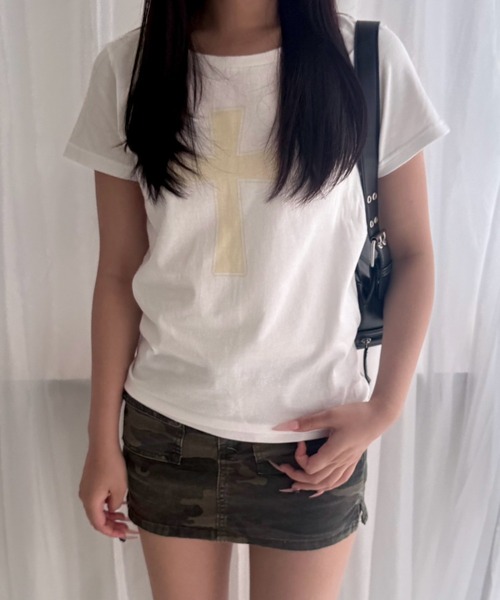 etta（エタ）の「【多種】アニマル　リボン　ストリートロゴ　Y2K プリント半袖Tシャツ（Tシャツ/カットソー・レディース・その他5/その他1/その他6/その他2/その他4/その他3/その他8/その他11/その他7/その他10/その他16/その他9/その他12・WM）」の13枚目の写真