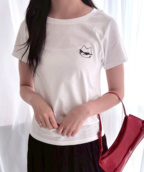 etta（エタ）の「【多種】アニマル　リボン　ストリートロゴ　Y2K プリント半袖Tシャツ（Tシャツ/カットソー・レディース・その他5/その他1/その他6/その他2/その他4/その他3/その他8/その他11/その他7/その他10/その他16/その他9/その他12・WM）」の21枚目の写真