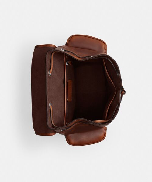 COACH（コーチ）の「ヒッチ バックパック・ラブド レザー（バックパック/リュック・メンズ・ブラウン系その他・ONE）」の6枚目の写真