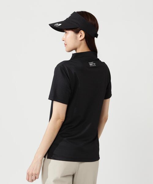 MASTER BUNNY EDITION（マスターバニーエディション）の「【MASTER BUNNY EDITION】ドビーワッフル半袖モックネックカットソー（Tシャツ/カットソー・レディース・オレンジ/ホワイト/ブラック・SMALL/MEDIUM/LARGE）」の8枚目の写真
