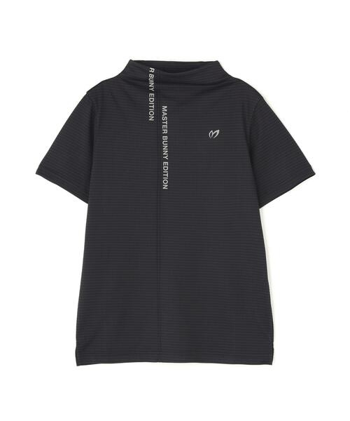 MASTER BUNNY EDITION（マスターバニーエディション）の「【MASTER BUNNY EDITION】ドビーワッフル半袖モックネックカットソー（Tシャツ/カットソー・レディース・オレンジ/ホワイト/ブラック・SMALL/MEDIUM/LARGE）」の13枚目の写真