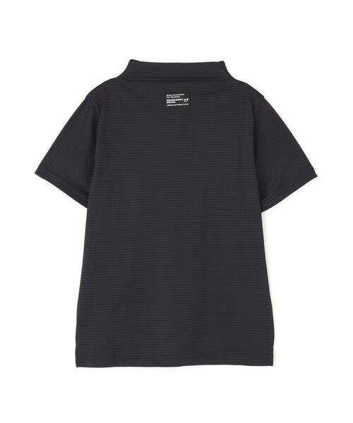 MASTER BUNNY EDITION（マスターバニーエディション）の「【MASTER BUNNY EDITION】ドビーワッフル半袖モックネックカットソー（Tシャツ/カットソー・レディース・オレンジ/ホワイト/ブラック・SMALL/MEDIUM/LARGE）」の14枚目の写真