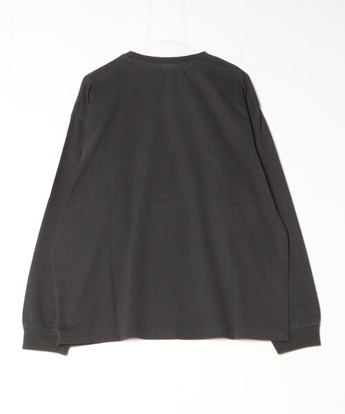 E-COME（イーカム）の「UCH-LST01  PIGMENT LONG SLEEVE TEE CHUCKY（Tシャツ/カットソー・メンズ・ブラック・XL/L）」の2枚目の写真