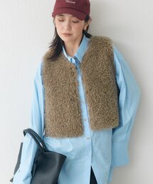 RIVE DROITE | ショートエコファーベスト(秋服/冬服)(ベスト)