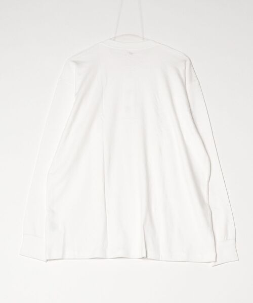 HANES(ヘインズ)の「【Hanes/ヘインズ】メンズ スムース ヘンリーネック ロングスリーブTシャツ(Tシャツ/カットソー・メンズ・ブラック/ホワイト・X-LARGE/LARGE/MEDIUM)」の3枚目の写真