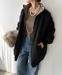 キルティングリバーシブルコート