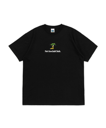 終末の蛇 レイニーデイ ネットソーシャル 半袖Tシャツ (ブラック)