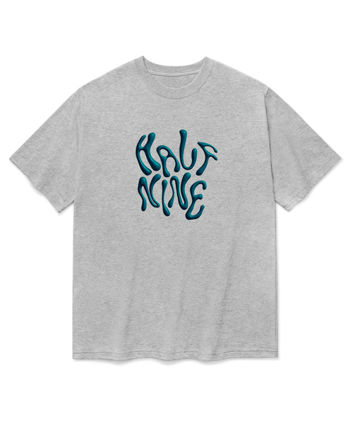 HALFNINE(ハーフナイン)の「グラフィ 半袖Tシャツ F05BRD_HBX11074(Tシャツ/カットソー・メンズ・グレー系その他/ブラック/ホワイト/ブルー・L/S/XL/M)」の1枚目の写真