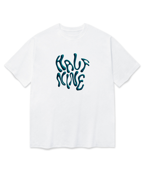 HALFNINE(ハーフナイン)の「グラフィ 半袖Tシャツ F05BRD_HBX11074(Tシャツ/カットソー・メンズ・グレー系その他/ブラック/ホワイト/ブルー・L/S/XL/M)」の2枚目の写真