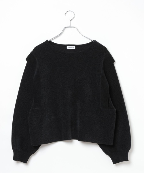LEPSIM(レプシィム)の「MOUL/12ゲージモールタックプルオーバー 826809(ニット/セーター・レディース・レッド/アイボリー/サックスブルー/ブラック・FREE)」の3枚目の写真
