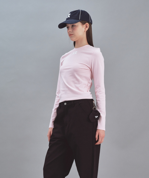 Rest&Recreation（レストアンドレクリエーション）の「BASIC LONG SLEEVE - PINK（Tシャツ/カットソー・レディース・その他・SMALL/MEDIUM）」の2枚目の写真