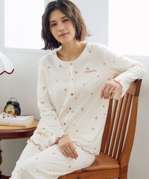 tutuanna（チュチュアンナ）の「[着る!疲労回復リカバリーウェア]ベア天竺チェリー柄前開きパジャマ（ルームウェア/パジャマ）」
