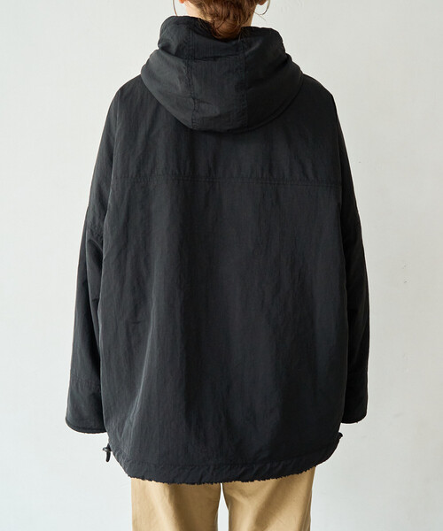 FREAK'S STORE（フリークスストア）の「限定展開　FREAK'S STORE OUTDOORS ボア リバーシブル フーディー（その他アウター・レディース・ネイビー/ベージュ/ブラック/オリーブ/チャコール・ﾌﾘ-）」の12枚目の写真