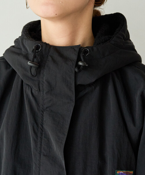 FREAK'S STORE（フリークスストア）の「限定展開　FREAK'S STORE OUTDOORS ボア リバーシブル フーディー（その他アウター・レディース・ネイビー/ベージュ/ブラック/オリーブ/チャコール・ﾌﾘ-）」の13枚目の写真