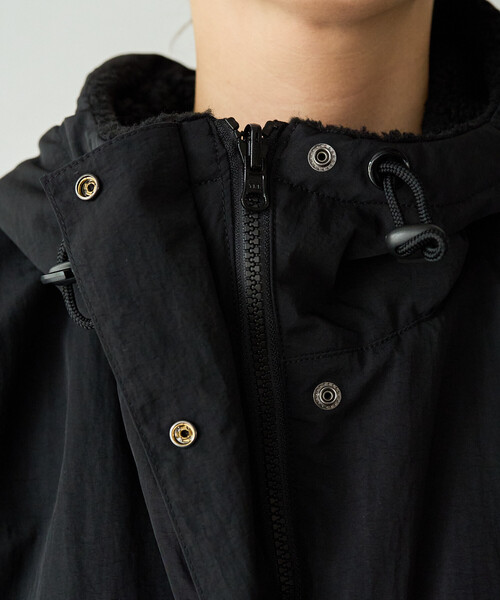 FREAK'S STORE（フリークスストア）の「限定展開　FREAK'S STORE OUTDOORS ボア リバーシブル フーディー（その他アウター・レディース・ネイビー/ベージュ/ブラック/オリーブ/チャコール・ﾌﾘ-）」の14枚目の写真