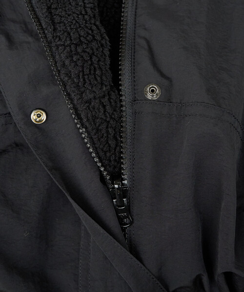 FREAK'S STORE（フリークスストア）の「限定展開　FREAK'S STORE OUTDOORS ボア リバーシブル フーディー（その他アウター・レディース・ネイビー/ベージュ/ブラック/オリーブ/チャコール・ﾌﾘ-）」の18枚目の写真