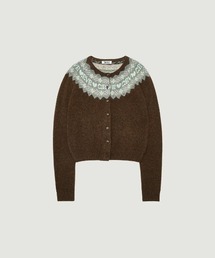 GRVRGROVE（グローブ）の「BONA NORDIC KNIT CARDIGAN（カーディガン/ボレロ）」