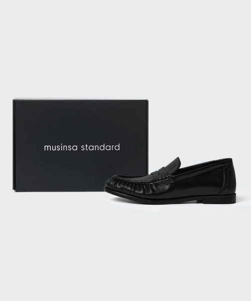 MUSINSA STANDARD WOMAN（ムシンサスタンダードウーマン）の「ウィメンズシャーリングペニーローファー[ブラック]（バレエシューズ・レディース・その他・23cm/24.5cm/25cm/23.5cm/24cm）」の10枚目の写真