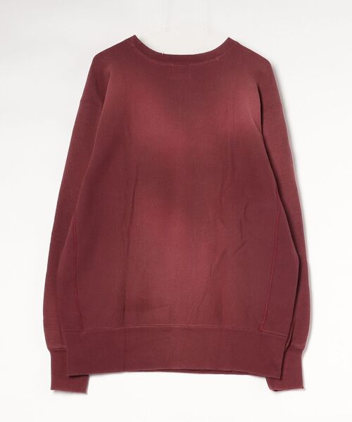 Champion（チャンピオン）の「Champion / チャンピオン：REVERSE WEAVE 2ND PATENT CREWNECK SWEATSHIRT：C3-C015[AST]（スウェット・メンズ・ダークグリーン/マルーン・L/XL）」の3枚目の写真