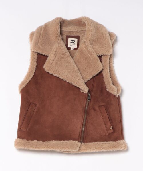 BILLABONG ウィメンズ RIDERS　MOUTON VEST ベスト 【2026年秋冬モデル】