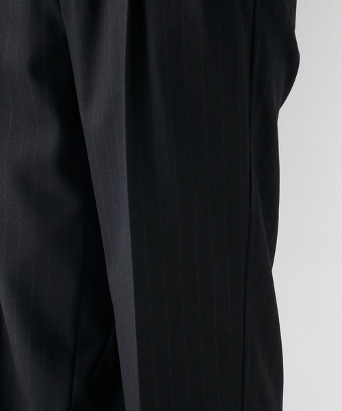 CITY TOKYO（シティトウキョウ）の「【CITY TOKYO/シティートーキョー】Merino wool flannel ストレートトラウザーズ（スラックス・メンズ・ブラック/ネイビー・1/3/2）」の7枚目の写真