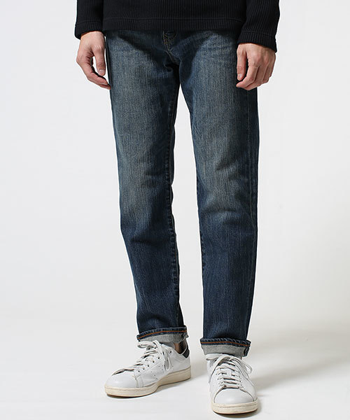 NANO universe（ナノユニバース）の「vintage denimストレート（デニムパンツ・メンズ・ブルー/インディゴブルー/ネイビー・SMALL/LARGE/X-LARGE/MEDIUM）」の14枚目の写真