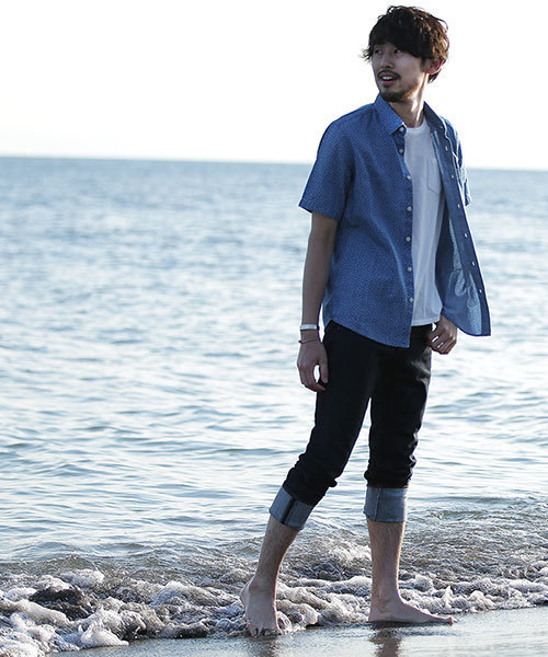 NANO universe（ナノユニバース）の「vintage denimストレート（デニムパンツ・メンズ・ブルー/インディゴブルー/ネイビー・SMALL/LARGE/X-LARGE/MEDIUM）」の16枚目の写真